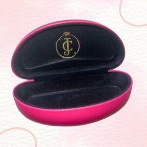 Juicy Couture Pink Hard Shell Sunglasses Case